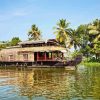 Alleppey Backwaters Kerala Boat Diamond Painting