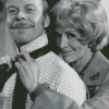 Black And White George And Mildred Sitcom Diamond Painting