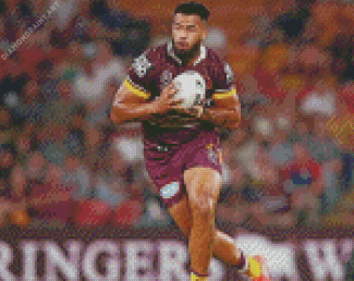 Brisbane Broncos Rugby League Player Diamond Painting