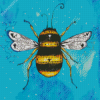 Bumble Bee Art Diamond Painting