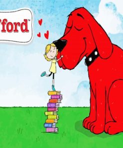 Clifford Red Puppy Diamond painting
