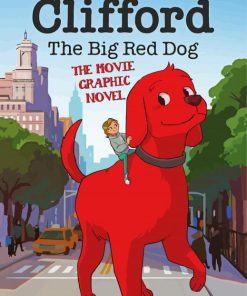 Clifford The Big Red Dog Cartoon Poster Diamond Painting