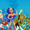 DC Super Hero Girls Characters Diamond Painting