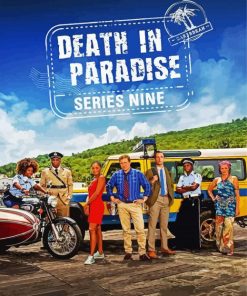 Death In Paradise Serie Poster Diamond Painting