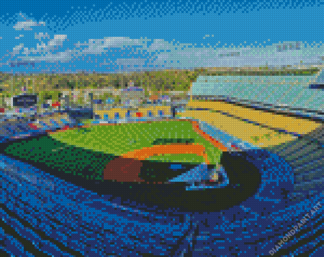 Dodger Stadium In Los Angeles California Diamond painting
