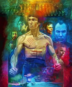 Enter The Dragon Characters Art 5D Diamond Painting