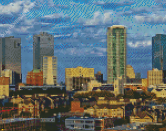 Fort WorthCity Skyline Diamond Painting
