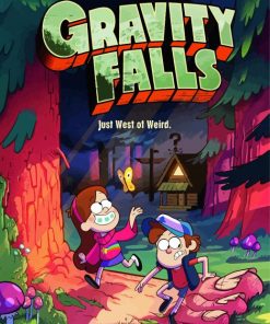 Gravity Falls Animation Poster Diamond Painting