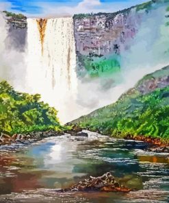 Guyana Kaieteur Falls Diamond Painting