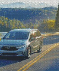 Honda Odyssey In Road Diamond Painting