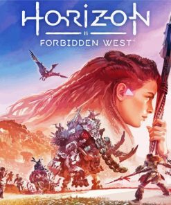 Horizon Forbidden West Game Poster 5D Diamond Painting