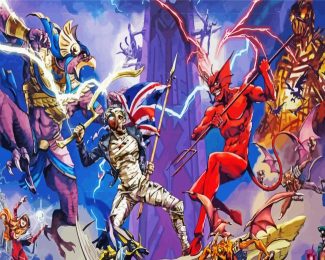 Iron Maiden Legacy Of The Beast Game Diamond Painting