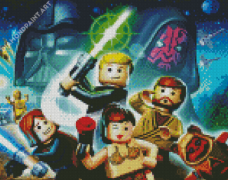 Lego Star Wars Game Characters Diamond Painting
