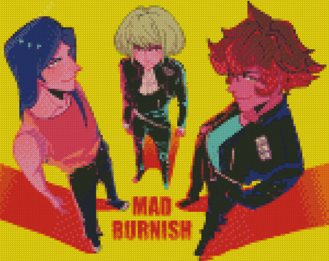 Mad Burnish Anime Diamond Painting