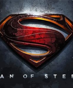 Man Of Steel Superman Symbol Diamond Painting