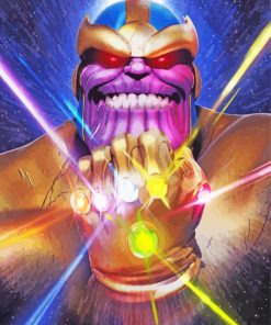 Marvel Thanos Infinity Gauntlet Diamond Painting
