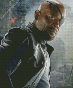 Nick Fury Marvel Character Diamond Painting