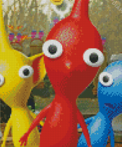 Pikmin Game Characters Diamond Painting
