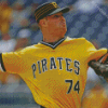 Pittsburgh Pirates Baseball Player Diamond Painting