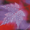 Purple Autumn Leaf Diamond Painting