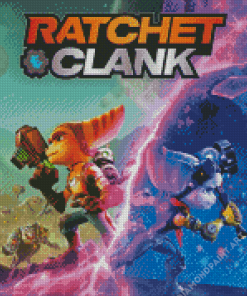 Ratchet And Clank Rift Apart Game Diamond Painting