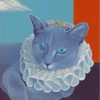 Royal Russian Blue Cat Diamond Painting