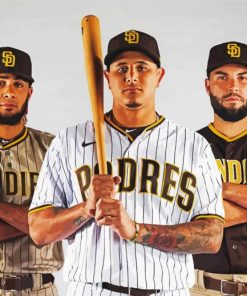 San Diego Padres Baseball Players 5D Diamond Paintings