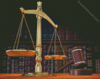 Scales Of Justice Diamond Painting