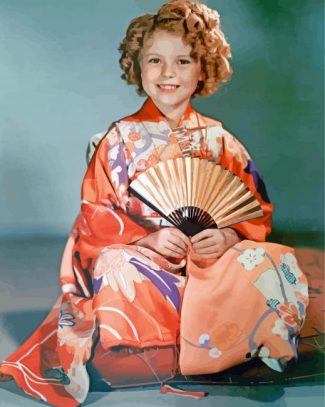 Shirley Temple Asian Mood Diamond Painting