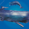 Sperm Whale Fish Diamond Painting