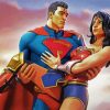 Superman And Wonder Woman Diamond Painting