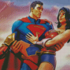 Superman And Wonder Woman Diamond Painting