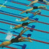 Swimming Competition Pool 5D Diamond Painting