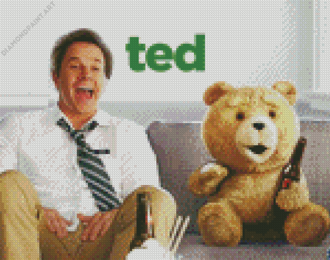 Ted The Movie Poster Diamond Painting
