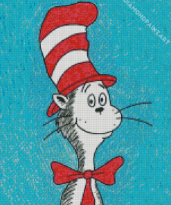 The Cat In The Hat Art Diamond Painting