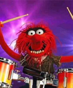 The Muppets Animal Drummer Diamond Painting