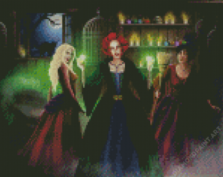 The Sanderson Sisters Witches Diamond Painting