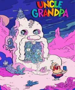 Uncle Grandpa Animation Poster Diamond Painting