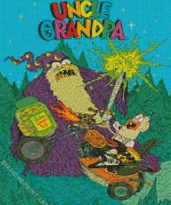 Uncle Grandpa Poster Diamond Painting