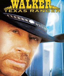 Walker Texas Ranger Movie Poster Diamond Painting