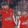 Washington Capitals Ice Hockey Team Players Diamond Painting
