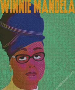 Winnie Mandela Poster Diamond Painting
