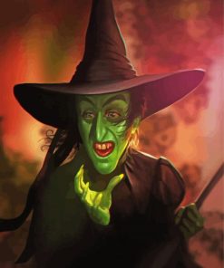 Wizard Of Oz Witch Art Diamond Painting