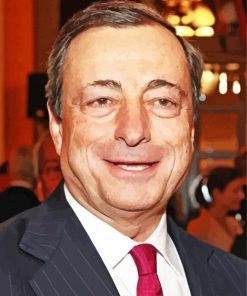 Aesthetic Mario Draghi Diamond Painting