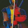 Aesthetic Wolverine Vs Deadpool Diamond Painting