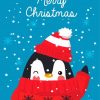 Aesthetic Penguin Christmas Art Diamond Painting