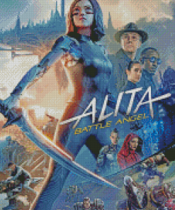 Alita Battle Angel Poster Diamond Painting