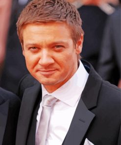 American Actor Jeremy Renner Diamond Painting