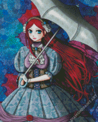 Anime Noble Lady Diamond Painting