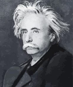 Black And White Edvard Grieg Diamond Painting